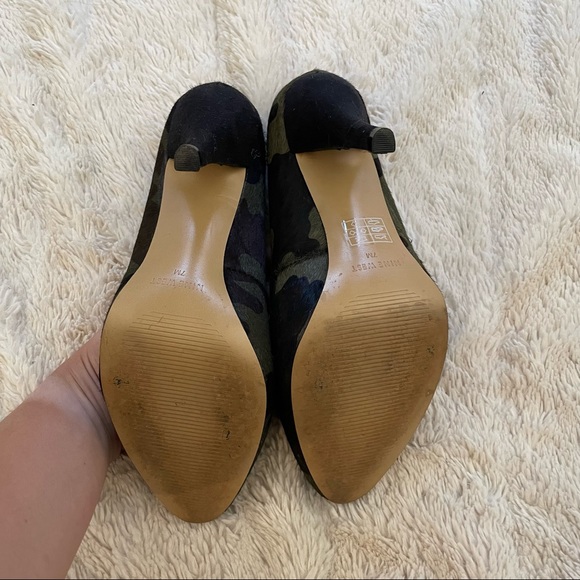 Nine West Camo Heels size 7 - Picture 3 of 6